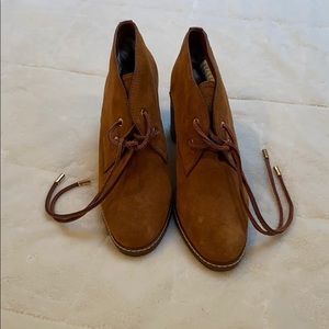 Tory Burch Hilary Suede Ankle Bootie